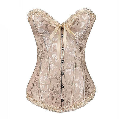 Corset Lace Up Bustier Plus Size