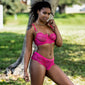 Transparente Jartiyer Sexy Set Plus Size