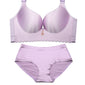 Plus Size Bra Set Wire Free