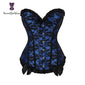 Women Mesh Grid Lingerie Basque Corselet