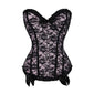 Women Mesh Grid Lingerie Basque Corselet