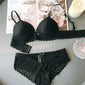 Cup triangle wire free sexy sleepwear