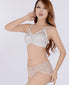 French Style Bralette Seamless Deep V Lace