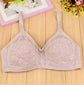 French Style Bralette Seamless Deep V Lace
