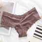 Back Bandage Design Satin Sexy Lace Panties