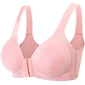 Front Closure Solid Color Bras