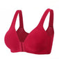 Front Closure Solid Color Bras