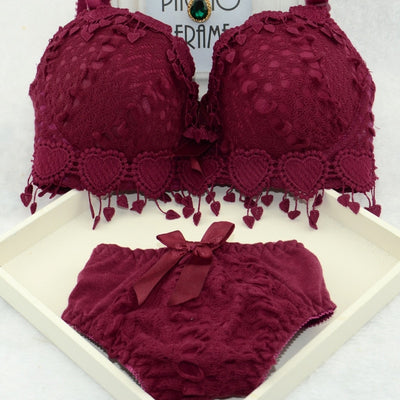 Women Underwear Set Cotton Bra