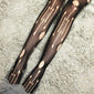 Women Sexy Fishnet Pattern Jacquard